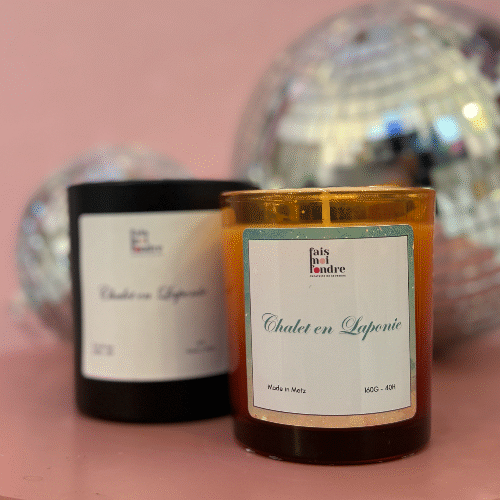 Bougie Chalet en Laponie