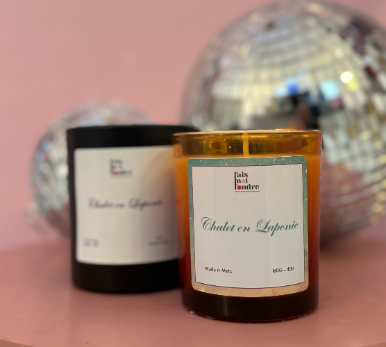 Bougie Chalet en Laponie
