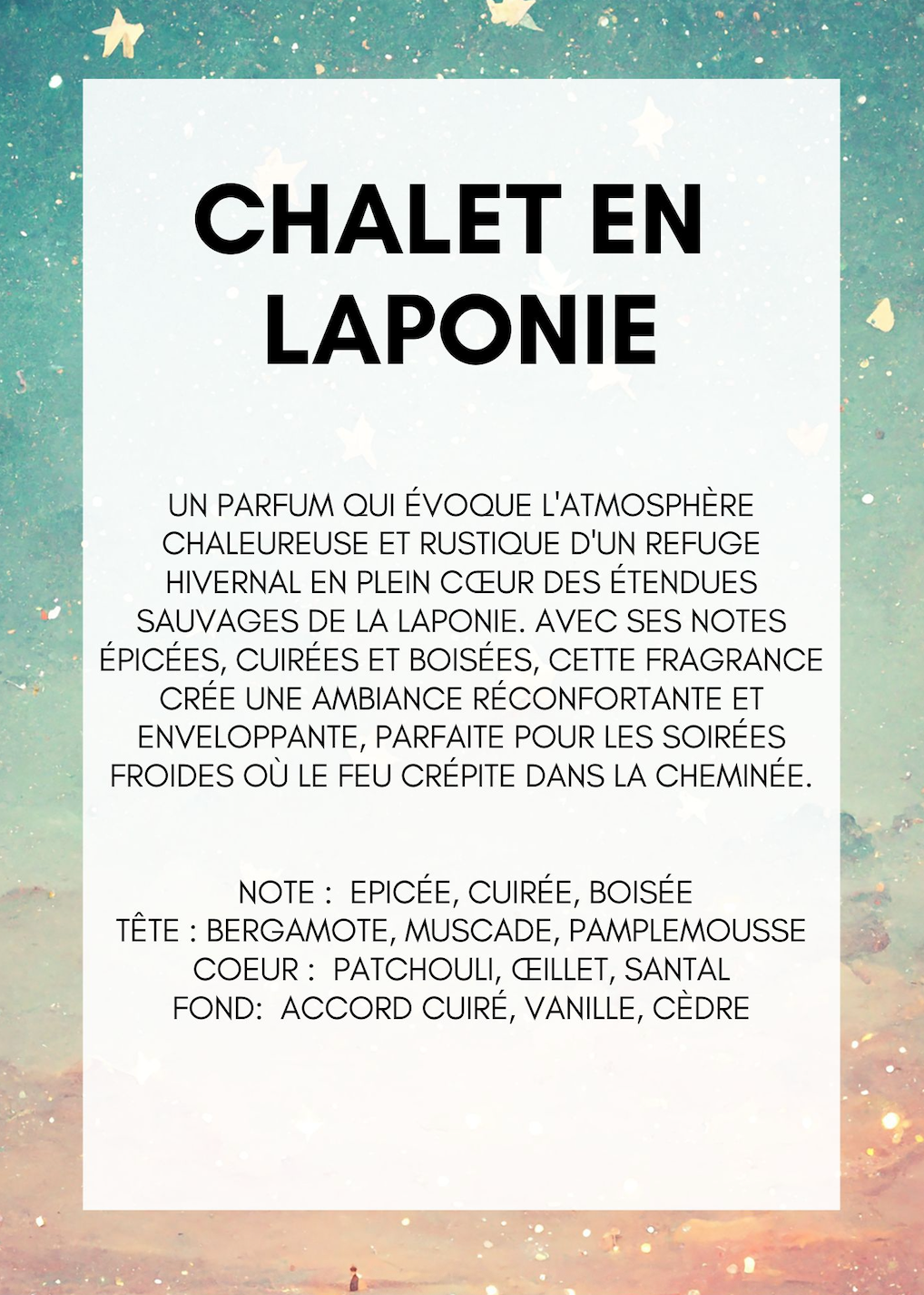 Bougie Chalet en Laponie – Image 2