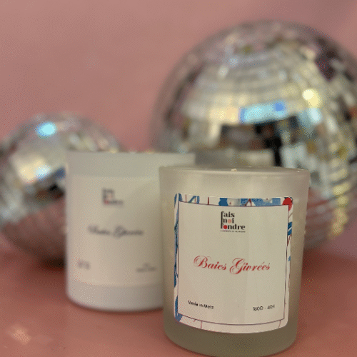 Bougie Baies Givrées