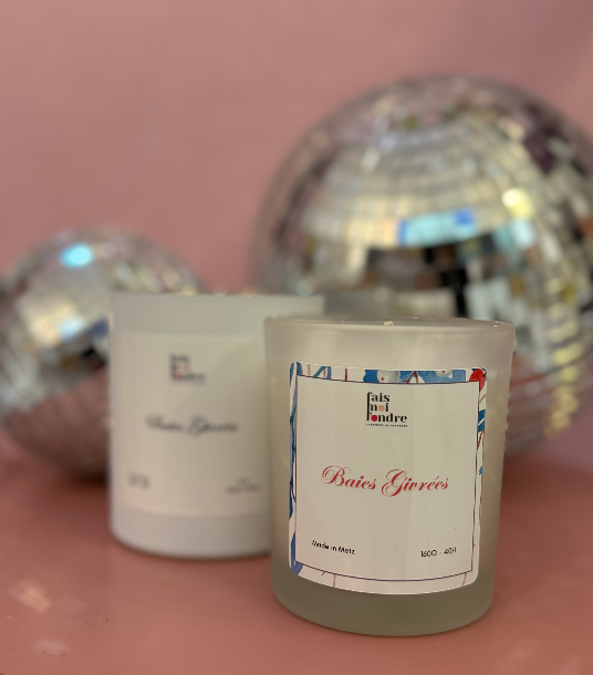 Bougie Baies Givrées