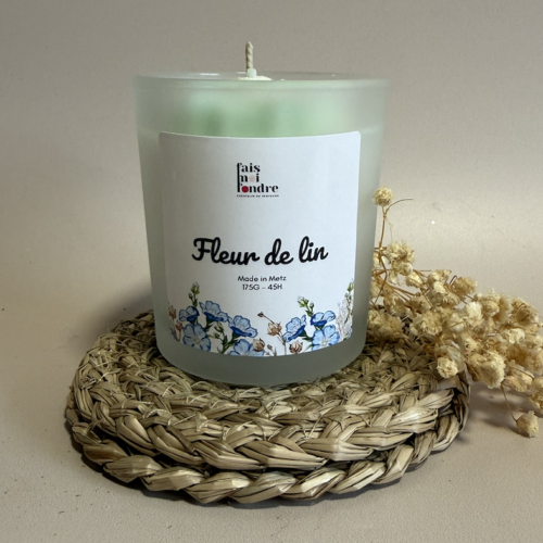 Bougie Fleur de lin