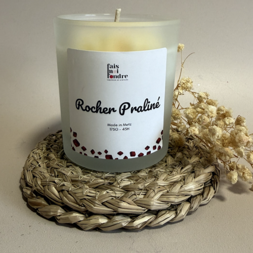 Bougie Rocher Praliné