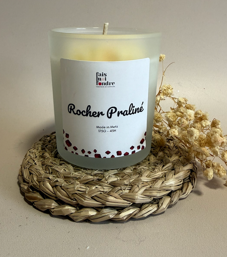 Bougie Rocher Praliné